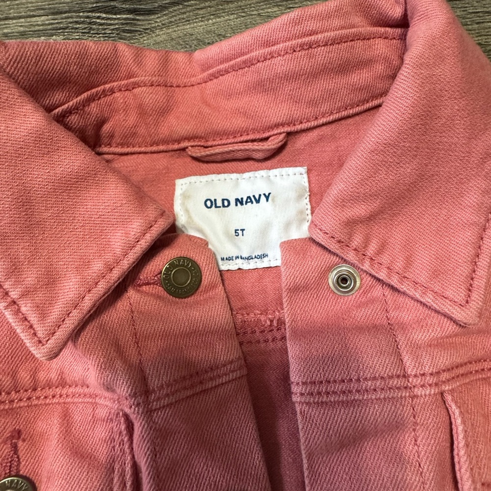 Girls 5t Gap White Dress, ON Pink Denim Jacket, Aspen Skirt/ Shirt Bundle Lot - Picture 3 of 9